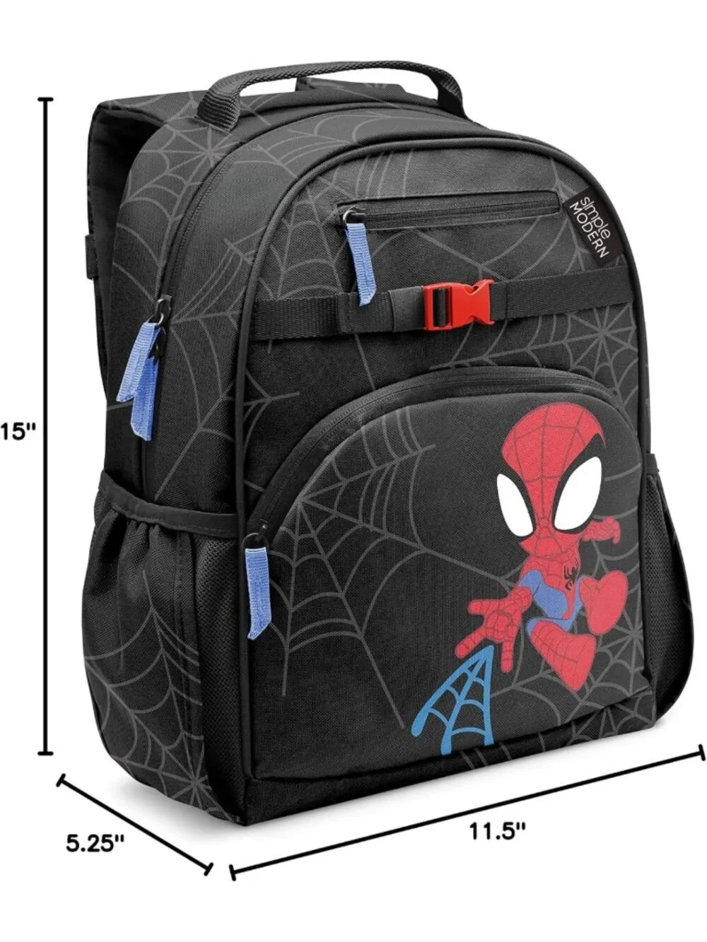 Kids Spidey Backpack for School | 12L Lightweight, Fun Design for Boys & Girls